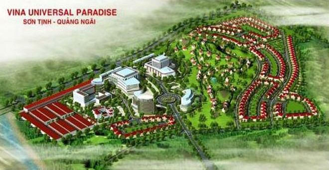 Phối cảnh dự án Thương mại - Dịch vụ Vina Universal Paradise