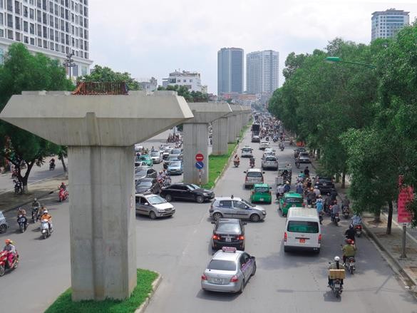 Dường sắt Cát Linh - Hà Đông chậm tiến độ do tổng thầu Trung Quốc nợ tiền nhà thầu phụ