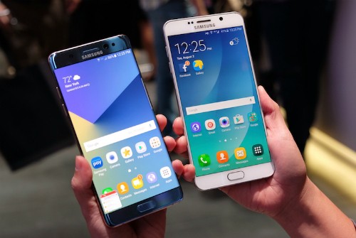 So với Note 5 năm ngoái, Galaxy Note 7 năm nay có nhiều cải tiến từ thiết kế cho tới tính năng và công nghệ. Ảnh: Châu An.