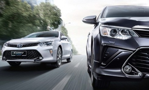 Bốn phiên bản nâng cấp Camry 2016 mới giới thiệu tại thị trường Malaysia.