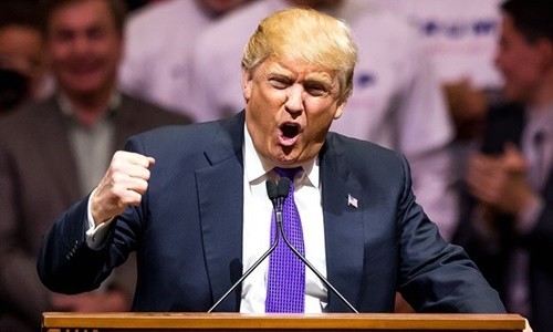 Tổng thống đắc cử Mỹ Donald Trump. Ảnh: Rex