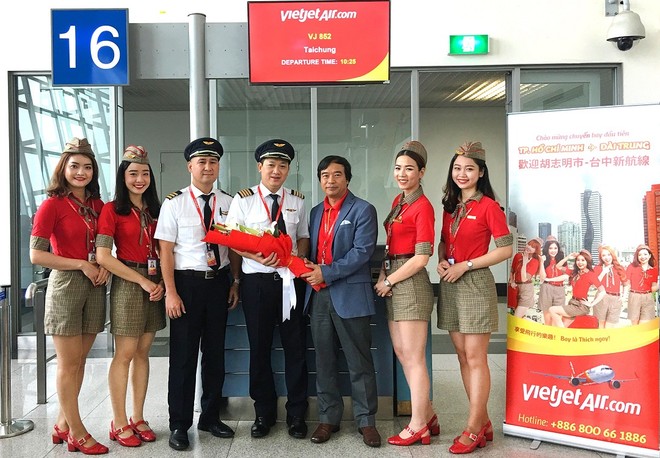 Vietjet khai trương đường bay TP. HCM - Đài Trung