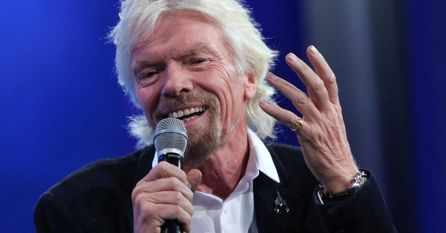 Tỷ phú Richard Branson tại cuộc gặp gỡ thường niên CGI 2105 ở New York. (Nguồn: Adam Jeffery, CNBC)