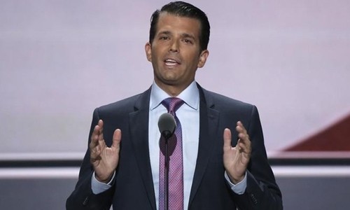 Donald Trump Jr., con trai Tổng thống Donald Trump. Ảnh: Reuters