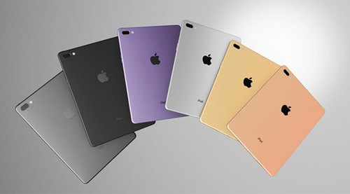 Ý tưởng iPad Pro mới với camera kép. 