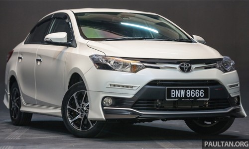 Toyota Vios mới trang bị camera 360 độ xung quanh xe