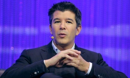 CEO kiêm đồng sáng lập Uber - Travis Kalanick sẽ rời công ty một thời gian. Ảnh: AFP