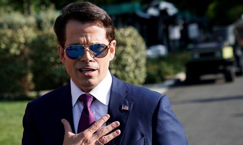 Cựu giám đốc truyền thông Nhà Trắng Anthony Scaramucci. Ảnh: Reuters.