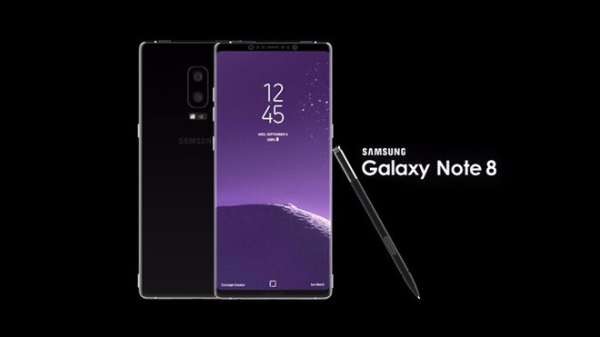 Giá dự kiến Galaxy Note 8 ở Việt Nam gần 23 triệu đồng