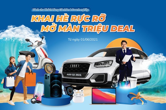 Cơ hội trúng xe ô tô Audi Q2 từ Sacombank