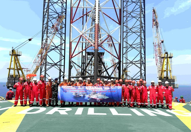 Giàn khoan PV DRILLING II đón nhận thành tích 15 năm liên tục Zero LTI.