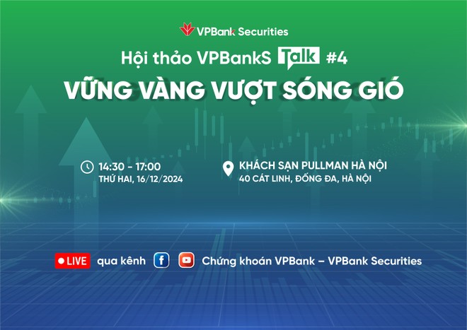 VPBankS Talk 04 “Vững vàng vượt sóng gió”: Nơi khai mở ý tưởng đầu tư cho năm 2025