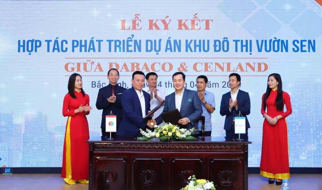 DabacoGroup và CenLand ký kết hợp tác phát triển dự án KĐT Vườn Sen 