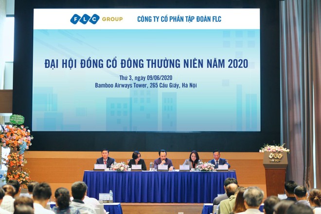 Ban chủ tọa Đại hội đồng cổ đông thường niên Tập đoàn FLC năm 2020