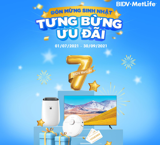 BIDV MetLife khuyến mại tri ân khách hàng 