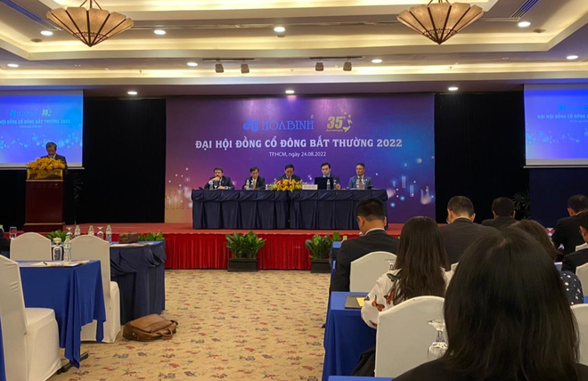 ĐHCĐ bất thường 2022 Hòa Bình (HBC): Đến năm 2032, doanh thu thị trường nước ngoài sẽ đạt hơn 300.000 tỷ đồng