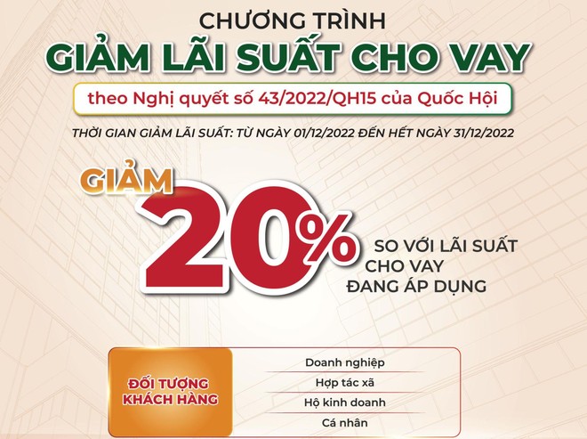 Thêm ngân hàng có vốn nhà nước giảm tiếp lãi suất cho vay để hỗ trợ khách hàng