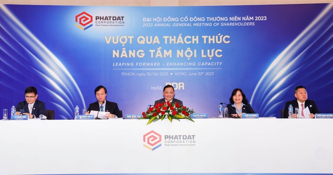 ĐHCĐ Phát Đạt (PDR): Dư nợ trái phiếu còn khoảng 1.400 tỷ đồng, tự tin đã vượt qua khó khăn