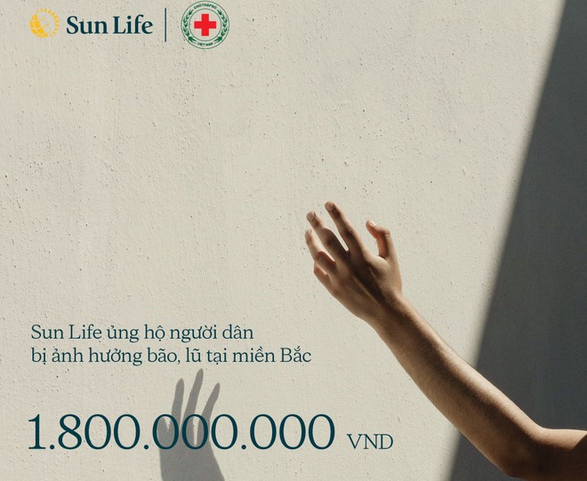 Sun Life Việt Nam hỗ trợ 1,8 tỷ đồng cho người dân chịu ảnh hưởng nặng nề từ bão Yagi