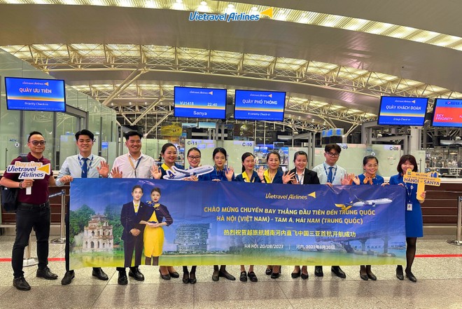 Ngày 20/8, Vietravel Airlines thực hiện thành công chuyến bay thẳng đầu tiên đến Trung Quốc từ Hà Nội.