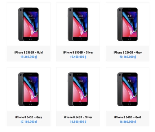 Giá iPhone 8 xách tay giảm tiếp cả triệu đồng khi Apple bắt đầu cho đặt hàng iPhone X và chuẩn bị giao máy.