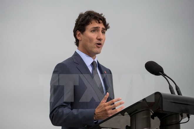 Thủ tướng Canada Justin Trudeau. (Nguồn: AFP/TTXVN)