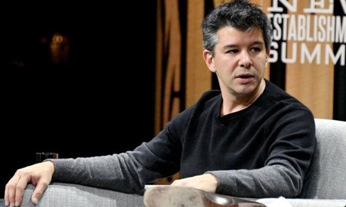 CEO Uber - Travis Kalanick có thể tạm rời công ty. Ảnh: AFP.