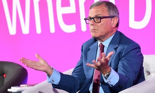 CEO hãng quảng cáo WPP - Martin Sorrell. Ảnh: AFP