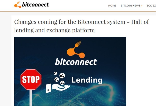 Hàng ngàn người Việt hoảng loạn: Bitconnect dừng hoạt động