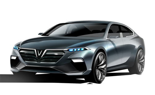 Mẫu sedan sẽ đi vào sản xuất do Italdesign thiết kế.