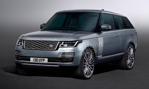 Hình ảnh phác họa được cho là chiếc Range Rover SV Coupe sắp trình làng.