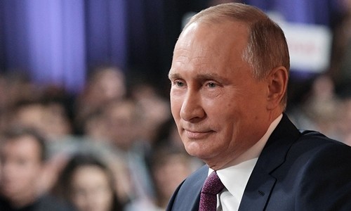 Tổng thống Nga Vladimir Putin. Ảnh: Tass.