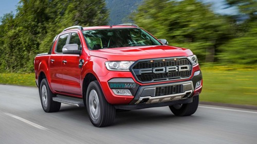 Ảnh phác thảo Ford Ranger Raptor 2019. Ảnh: Drivemag. 