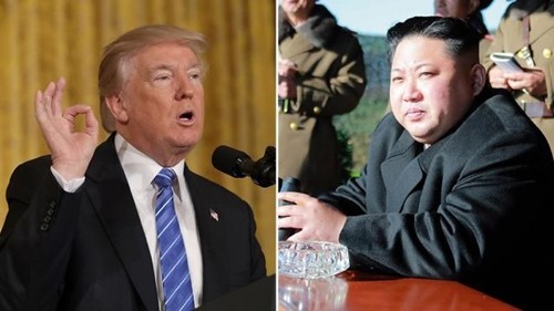 Tổng thống Mỹ Donald Trump (trái) và nhà lãnh đạo Triều Tiên Kim Jong-un (Ảnh: Getty)