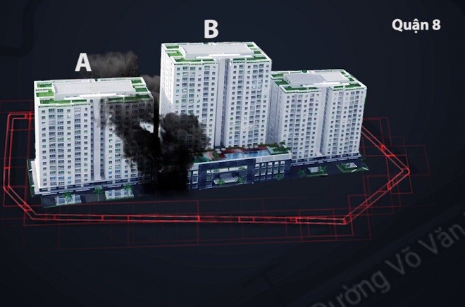 Vụ hỏa hoạn tại chung cư Carina diễn ra như thế nào