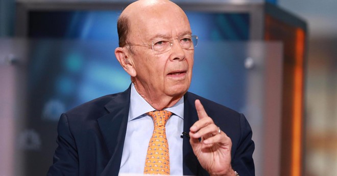 Bộ trưởng Thương mại Mỹ Wilbur Ross. Ảnh: CNBC.