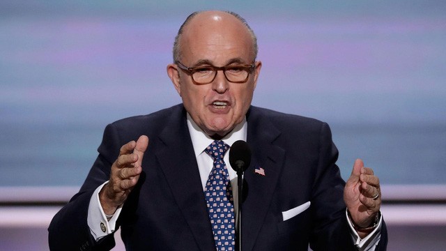 Luật sư riêng của Tổng thống Mỹ Donald Trump, ông Rudy Giuliani (Ảnh: NBC).