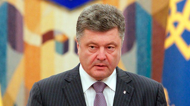 Tổng thống Ukraine Petro Poroshenko (Ảnh: Reuters)