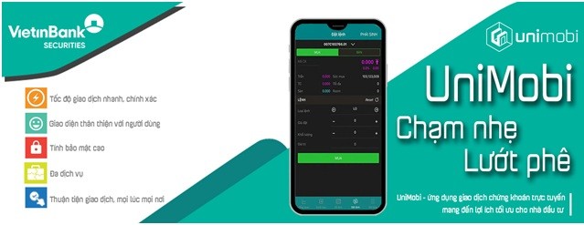 Vietinbank Securities ra mắt ứng dụng giao dịch chứng khoán trên thiết bị di động UniMobi
