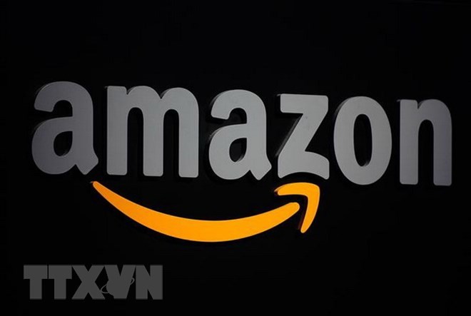 Biểu tượng Amazon tại New York của Mỹ. (Ảnh: AFP/TTXVN).