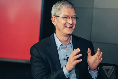 CEO Apple Tim Cook. Ảnh: Verge.