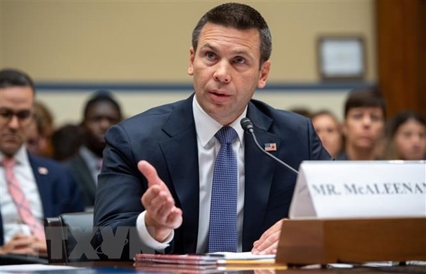 Bộ trưởng An ninh Nội địa Mỹ Kevin McAleenan. (Ảnh: AFP/TTXVN).