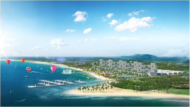 Tổ hơp du lịch - giải trí - nghỉ dưỡng & thể thao biển Thanh Long Bay do Tập đoàn Nam Group phát triển và DKRA Vietnam làm Tổng đại lý tiếp thị & phân phối.