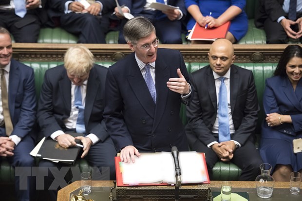 Chủ tịch Hạ viện Anh Jacob Rees-Mogg. (Ảnh: AFP/TTXVN).