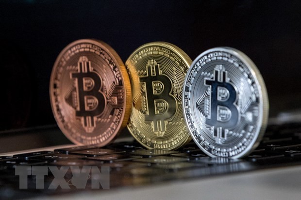 Đồng Bitcoin. (Ảnh: AFP/TTXVN)