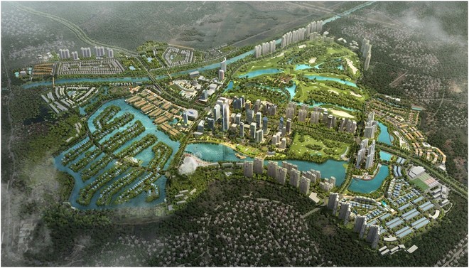 Thành phố xanh Ecopark.