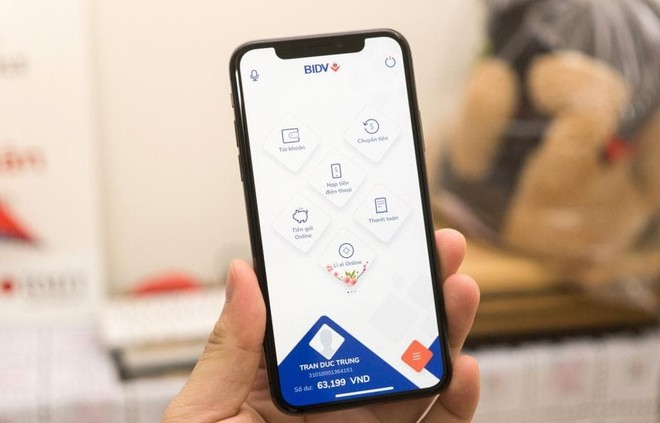 Ứng dụng BIDV Smart Banking.