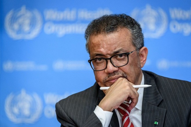 Tổng Giám đốc WHO Tedros Adhanom Ghebreyesus. Ảnh: AFP.