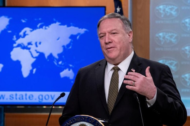 Ngoại trưởng Mỹ Mike Pompeo (Ảnh: Reuters).