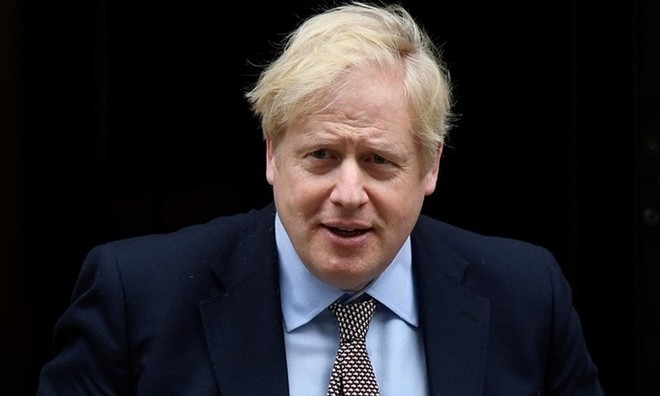 Thủ tướng Anh Boris Johnson tại Phố Downing ngày 4/3. Ảnh: Reuters.